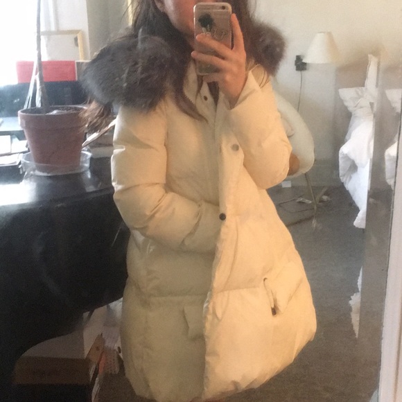 Down Coat White Puffer - Picture 2 of 10